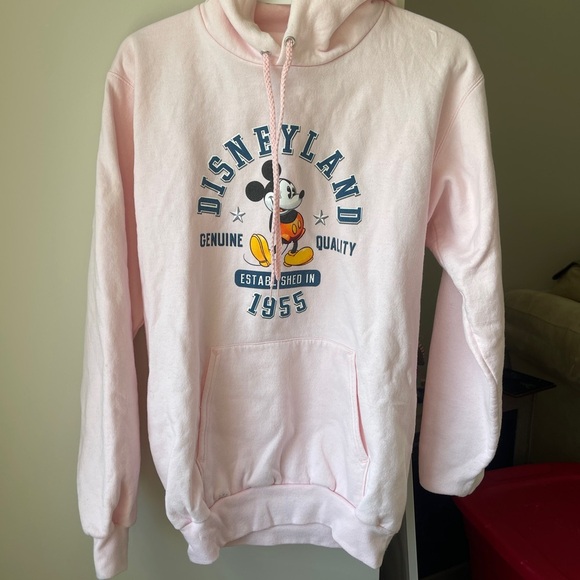 Disney Pink Hoodie with Mickey Mouse Design Small - Picture 1 of 4